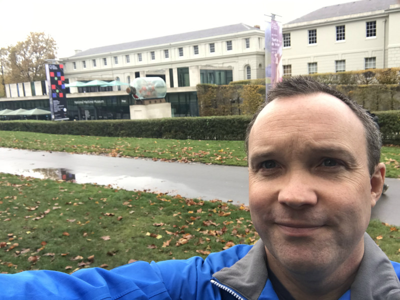 Me Outside the Maritime Museum, Greenwich, London